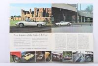 JAGUAR: A 1971 Series 3 E-Type Jaguar fold out sales brochure - 2