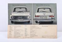 AUTO UNION/DKW: An original 1960's DKW F102 colour sales brochure. German text - 3