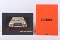 FIAT: Two 1970's Fiat sales brochures. 7/78 '131 Racing' (Edition n. 2.0373) & 'Fiat 124 Sport, coupe et spider' brochures
