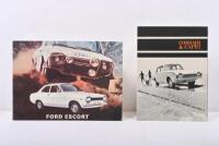 FORD: Two Ford sales brochures. 1963 'CORSAIR & CAPRI' brochure