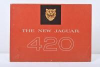 JAGUAR: A 1960's Jaguar 420 sales brochure - 'THE NEW JAGUAR 420' - carded brochure