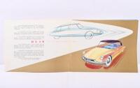 CITROEN: Two 1950's Citroen D.S.19 and i D&nbsp;19&nbsp;colour sales brochures. French text - 2