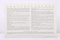 JAGUAR: An original 'ADVANCE PARTICULARS OF THE NEW JAGUAR XK 140 MODELS' four page sales brochure - 3
