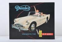 DAIMLER: An original 1960 Daimler 'PRESENTS THE V8 S.P. 250' sales brochure