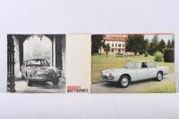 MASERATI: A 1960's '4 PORTE' Maserati Quattroporte sales brochure - 2