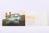 CITROEN: Two 1968&nbsp;Citroen&nbsp;model range catalogues. Each featuring the 2CV, Dyane and Ami models. French text - 2