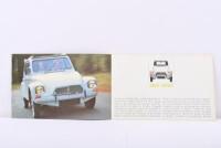CITROEN: Two 1968&nbsp;Citroen&nbsp;model range catalogues. Each featuring the 2CV, Dyane and Ami models. French text - 4