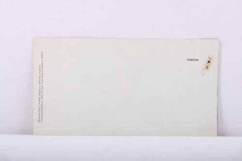 MARCOS: An original 1970's 'marcos' sales brochure