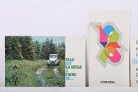 CITROEN: Four&nbsp;1970's Citroen&nbsp;model range catalogues. 1975 Citroen Model Range brochure - 2