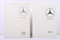 MERCEDES-BENZ: Two 1965 Mercedes-Benz 200, 200/230 sales brochures