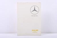 MERCEDES-BENZ: A 1965 Mercedes-Benz 250 SE Coupe and Convertible sales brochure