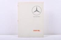 MERCEDES-BENZ: A 1967&nbsp;Mercedes-Benz 250 SL&nbsp;sales brochure
