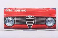 ALFA ROMEO: An interesting small format 1966 'alfa romeo' model range sales catalogue. French text