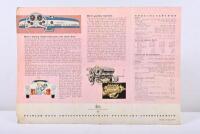 MERCEDES-BENZ: An original 1950's Mercedes-Benz Type 300 SL single sheet, double sided sales brochure. English text - 2