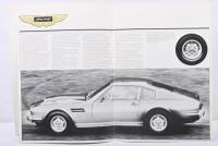 ASTON MARTIN: Two 1975 Aston Martin four page sales brochures. 'Vantage' & 'V8' brochures - 2