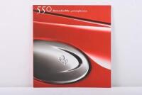 550 BARCHETTA: A 2000 Ferrari 550 barchetta pininfarina sales brochure (N.1616/00)