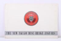 JAGUAR: An original 1957 JAGUAR XK 150 'THE NEW XK150 DISC BRAKE JAGUARS' sales brochure
