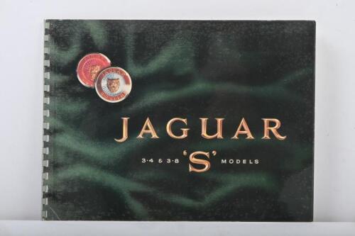 JAGUAR: An original 1960's JAGUAR 3.4 & 3.8 'S' MODELS' colour sales brochure