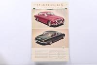 JAGUAR: An original 1960's&nbsp;JAGUAR 3.4 & 3.8 'S' MODELS' colour sales brochure - 2