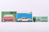 B.M.W: Three early 1960's BMW 1500 sales brochures