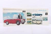 AUSTIN HEALEY/MG: Two original 1960's BMC sales brochures. 'Austin Healey SPRITE MK.FOUR' & 'SUPERLATIVE MGB WITH 1800 c.c. ENGINE' brochures - 2