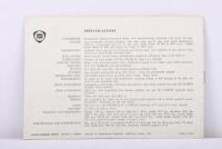 AUTOBIANCHI/LANCIA: Two Italian car sales brochures. AUTOBIANCHI giardiniera & 1964 Lancia 'flavia' brochures - 5