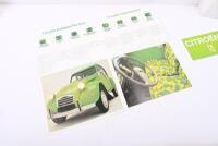 CITROEN: Two 1974&nbsp;Citroen sales brochures. 1974 Citroen product catalogue & 'CITROEN 2CV' brochure - 2
