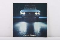 LANCIA: An original 1971&nbsp;Lancia&nbsp;'Fulvia Coupe' sales brochure