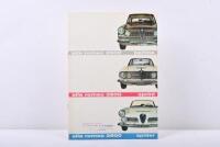 ALFA ROMEO: An original 1962 ALFA ROMEO 2600 sales brochure for&nbsp;Berlina, Sprint and Spider models