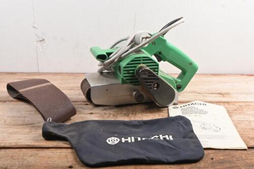 BELT SANDER: A HITACHI SB-110 SB-75 belt sander