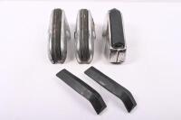 ALFA ROMEO: A quantity of Alfa Romeo 105 series overriders & parts including pair of Overriders, one single and two rubber inserts.&nbsp;
