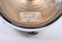 HEAD LAMP: A LUCAS M143 head lamp. With convex lense - 2
