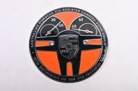 PORSCHE: A collection of three Porsche grill badges including Porsche Club NSW, and two round Porsche 356 Register badges.&nbsp; - 3