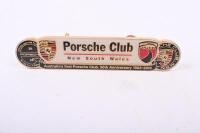 PORSCHE: A collection of three Porsche grill badges including Porsche Club NSW, and two round Porsche 356 Register badges.&nbsp; - 4