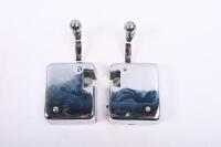 MG: A pair of MG-TC door locks. Left & right