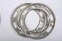 TRIUMPH: 2000. One set of four hubcaps. One set of four slotted wheel trims - 3