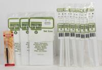 EVERGREEN: Twelve NOS Evergreen Styrene Sheets & Strips & Knife