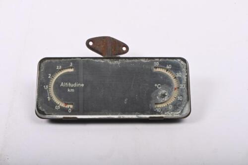 MIRROR: A vintage altitudine & thermometer accessory rear vision mirror, believed to be used on Volkswagens.