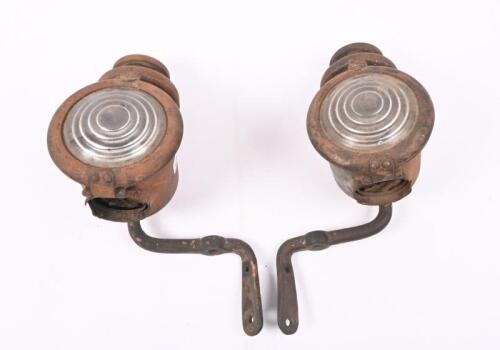 FORD: Two Ford Canada Model T side lamps. Both marked "Clasco Ford, Pat Oct 27, 14, May 26, 14"
