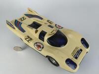 PORSCHE: A large 1970s battery operated 917 Porsche in Martini Racing Team livery, 33cm long. - 2