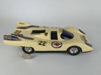PORSCHE: A large 1970s battery operated 917 Porsche in Martini Racing Team livery, 33cm long. - 3