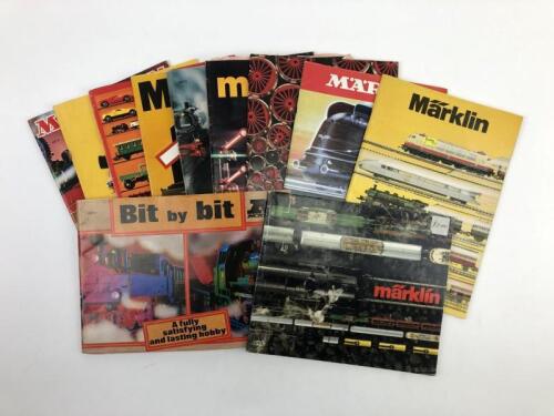 MARKLIN: Ten Marklin catalogues from the 1970s