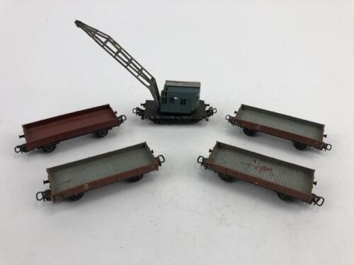 MARKLIN: Marklin crane and freight set, circa 1956