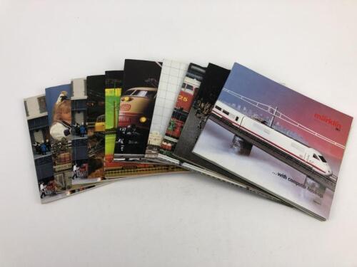 MARKLIN: Ten Marklin catalogues, circa 1980s