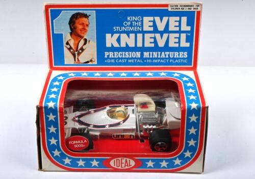Evel Knievel: A 1970s 1:43 Scale Ideal 'Evel Knievel' Formula 5000 (No. 4305-9)