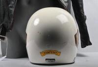 MOTORCYCLE GEAR: Two items of motorcycle clothing and headwear. Swiss made 'KIWI' Integral K 12 helmet, size 58 & Melbourne made A. & P. 'LEATHER JACKETS FOR MOTORCYCLES', size 6 - 6
