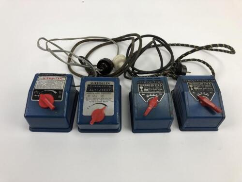 MARKLIN: Four Marklin controllers, circa 1950s/1960s