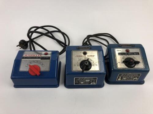 MARKLIN: Three Marklin controllers