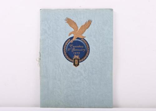 222A · ROLLS ROYCE: An original 1949 Rolls Royce 'Unveiling of A Window' booklet dedication to pilots involved in the Battle of Britain.