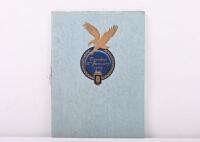 ROLLS ROYCE: An original 1949 Rolls Royce 'Unveiling of A Window' booklet dedication to pilots involved in the Battle of Britain.&nbsp;